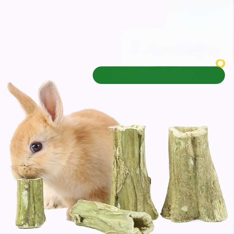 Bețișor de mestecat din lemn de papaya pentru animale mici — tulpină de papaya, jucărie naturală; Brand: Consultation