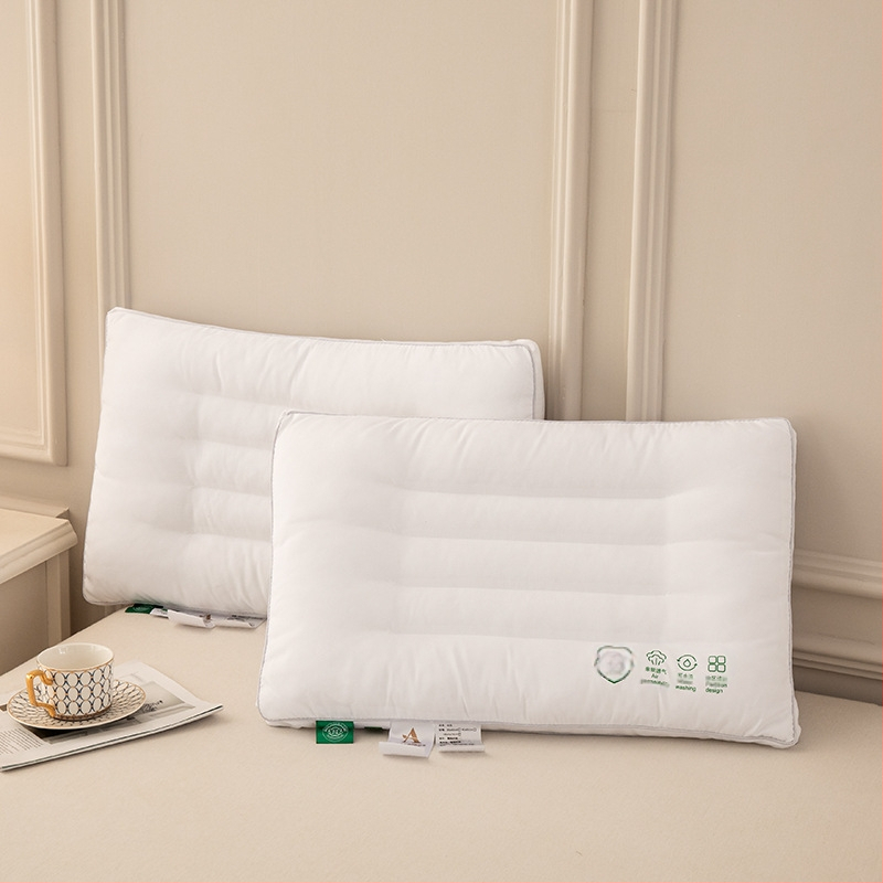 Τετράγωνο μαξιλάρι για παιδιά με στήριξη του λαιμού, γέμισμα Feather Velvet 100%, ύφασμα Class A από βαμβάκι-πολυεστέρα