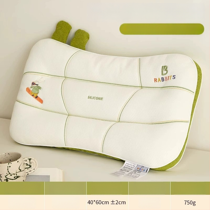 Παιδικό ορθογώνιο μαξιλάρι με γέμισμα από πολυεστερικές ίνες, ύφασμα 70% πολυεστέρας, 30% Lyocell; μορφή ορθογώνιο; βάρος έως 0,5 kg; κατάλληλο για παιδιά.