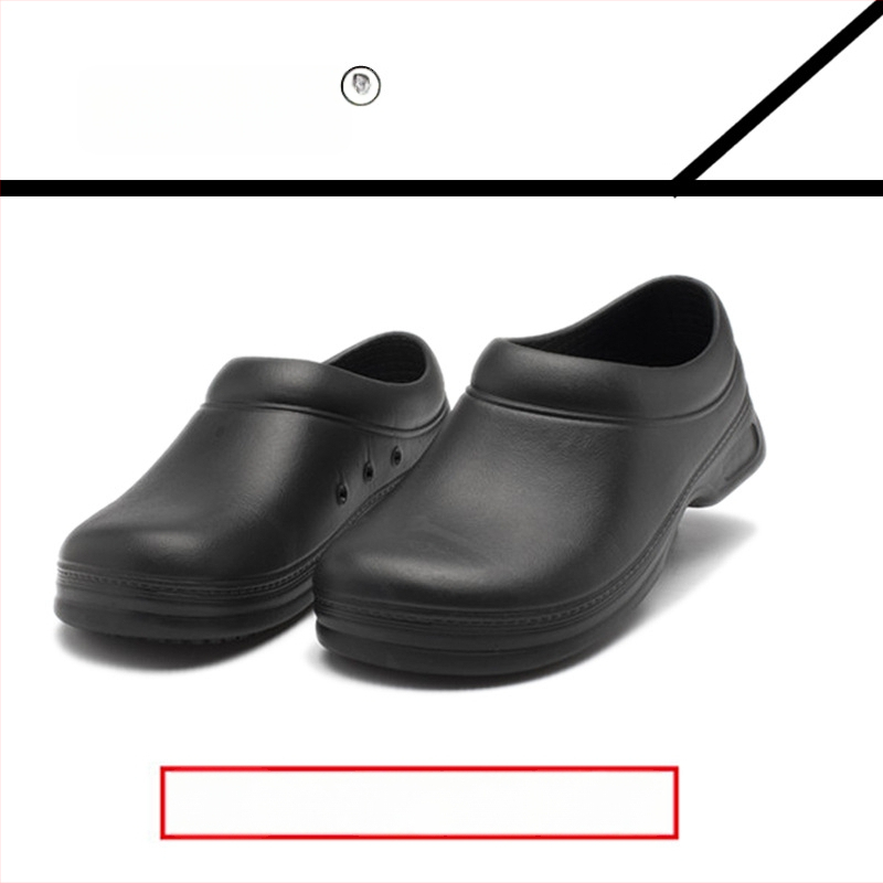 Uniszex konyhai esőcipő, csúszásmentes, vízálló és olajálló, EVA felsőrész, gumitalp