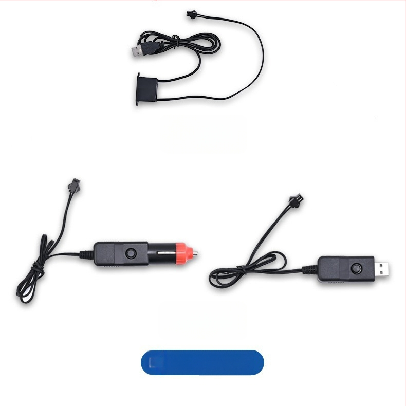 Tihi LED interijer ambijentalno svjetlo za automobil s USB — univerzalna kompatibilnost s pločom i središnjom konzolom