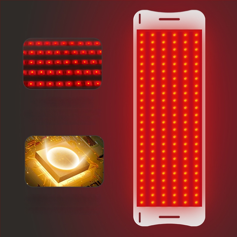 LED spektrométer hét színű, nagy szilikon paneles szépségkészülék foton alapú megújuláshoz, testöv és vörös fény maszk terápiához