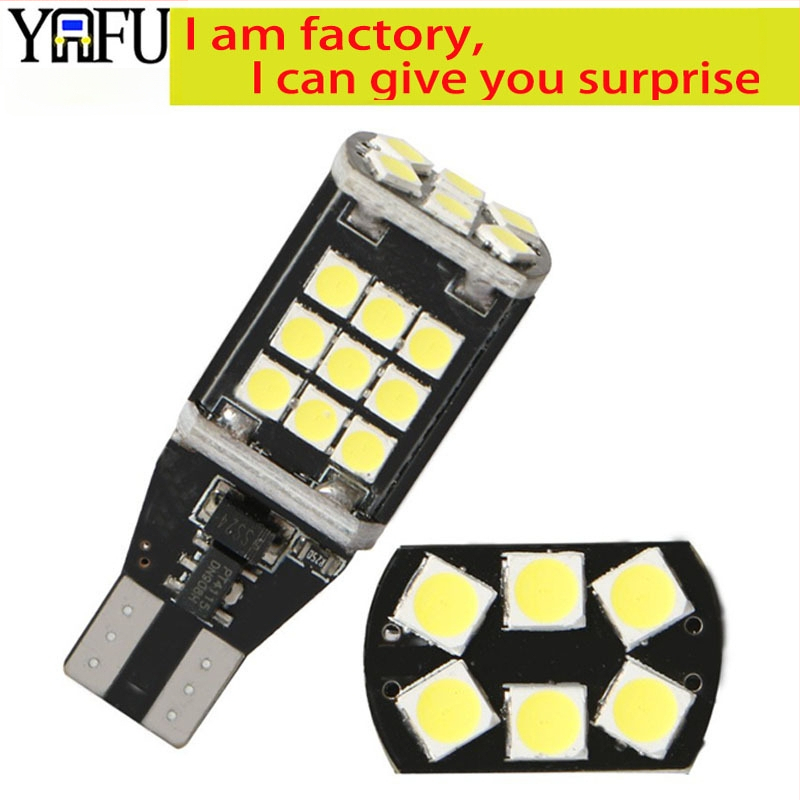 Automobilska LED svjetla za kočnice i pokazivač smjera, visoka jasnost, 24SMD 3030, T20 baza, kompatibilno s 1156/1157/7443/7440, svjetlo za vožnju unatrag, 12-28V