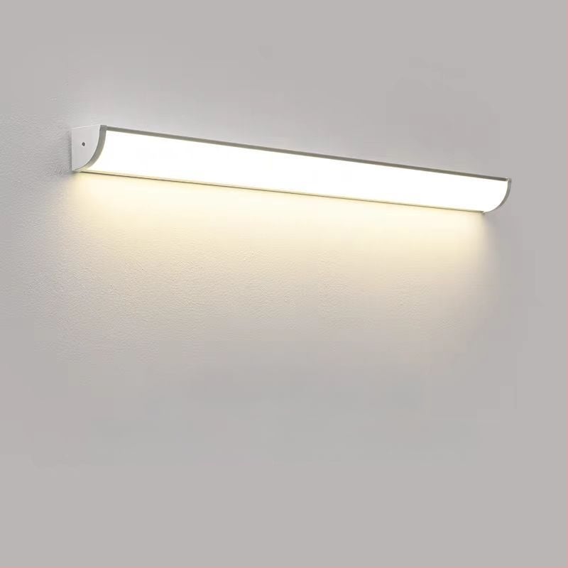 90°-os sarkú LED fali lámpa alumínium hosszú csíkkal – nappaliba, hálószobába, folyosóra, bejárathoz és erkélyre