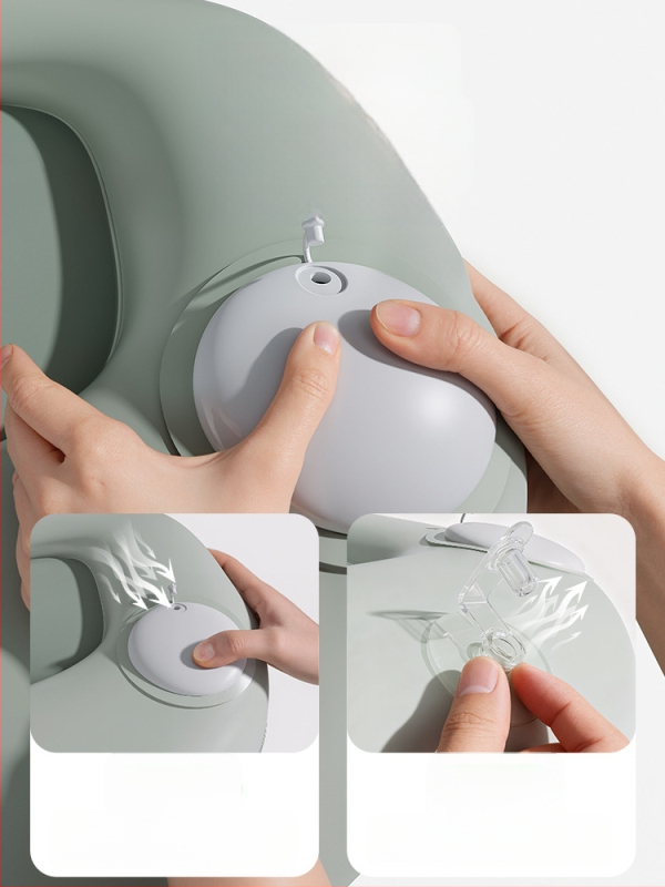 Φουσκωτό μαξιλαράκι καθίσματος για εξωτερική χρήση με παχυνόμενο υποπόδιο - φούσκωμα με πίεση, για 1 άτομο, καθαρό βάρος 500 g