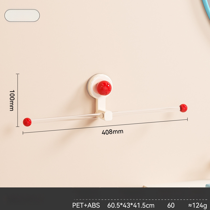 Raft cu ventuză pentru accesorii de păr, organizator de baie montat pe perete, fără găuri, din plastic, brand Yimijia, personalizabil