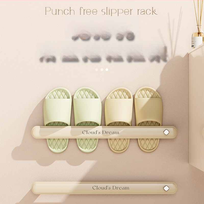 Suport montat pe perete pentru prosoape și papuci – plastic, montaj fără găuri, marcă Xingyang, ambalaj 160/120