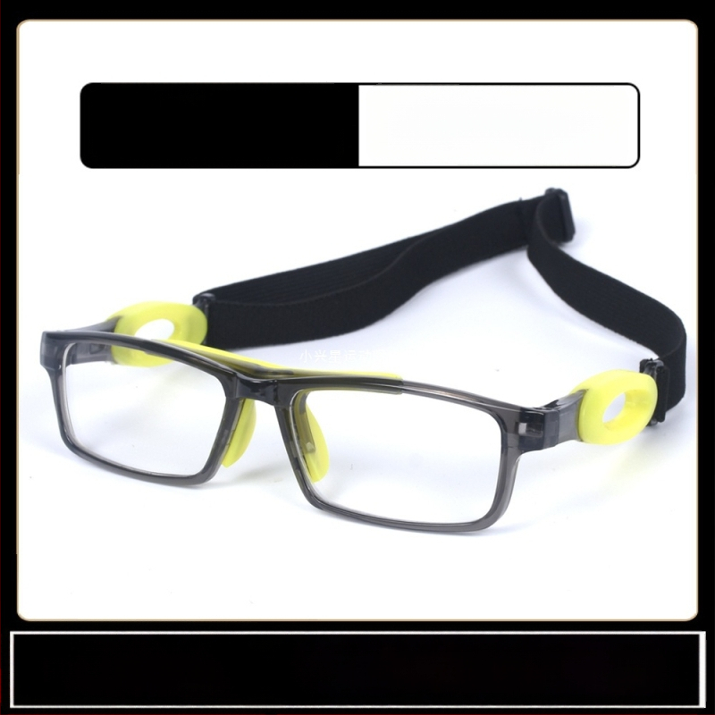 Sport szemüveg Modell 050, TR anyag, teljes keret, védő szemüveg kosárlabdára, futballra és futásra, uniszex, cserélhető lencsék myopia számára