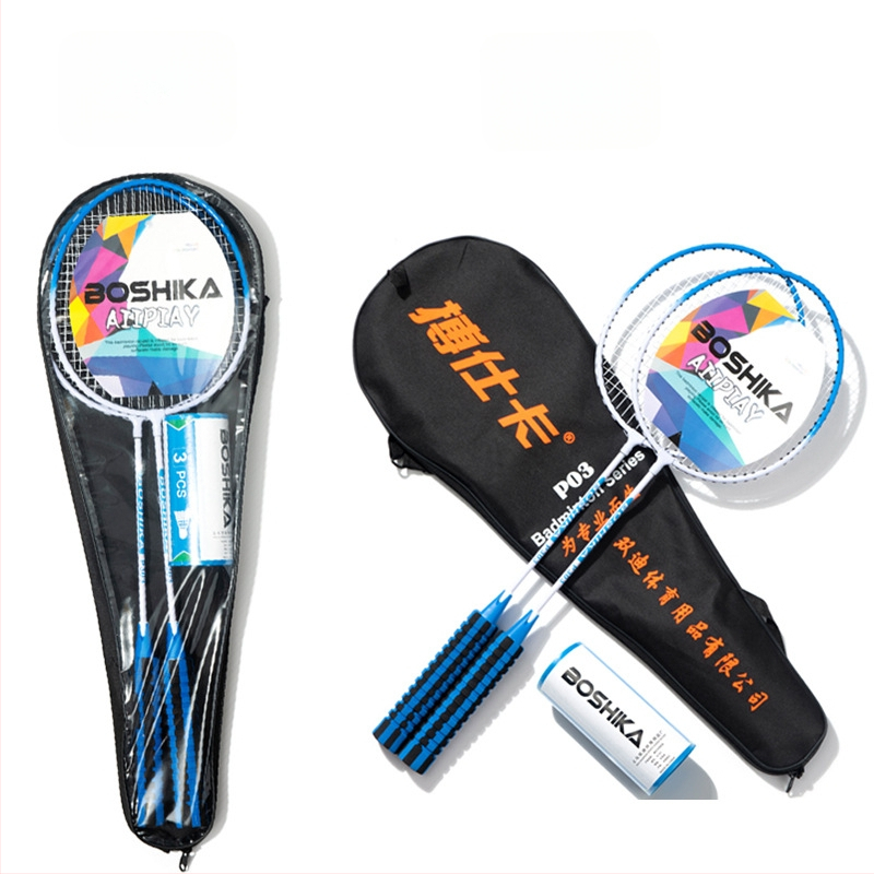 Badminton set s lopticama, dva reketa, za odrasle, okvir od legure i pjena ručka