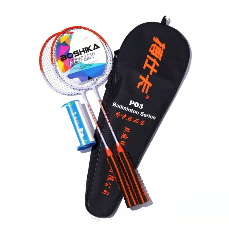Badminton set s lopticama, dva reketa, za odrasle, okvir od legure i pjena ručka