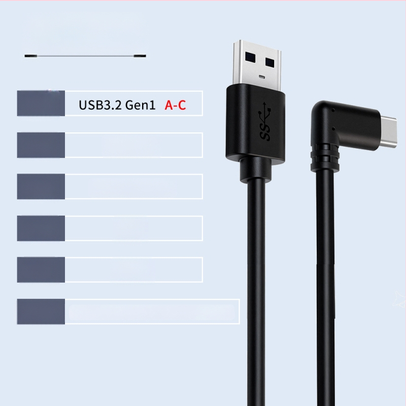 Καλώδιο δεδομένων VR για Oculus Quest 3 – USB 3.0 / Type-C, PD γρήγορη φόρτιση, μέγιστο 60W, κατασκευή από TPE