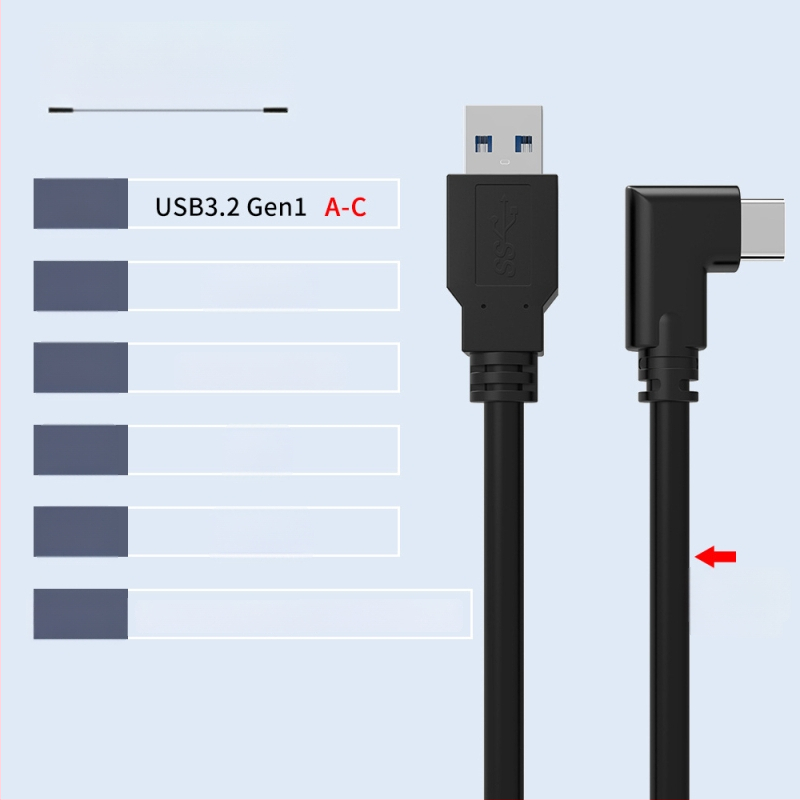 Καλώδιο δεδομένων VR για Oculus Quest 3 – USB 3.0 / Type-C, PD γρήγορη φόρτιση, μέγιστο 60W, κατασκευή από TPE