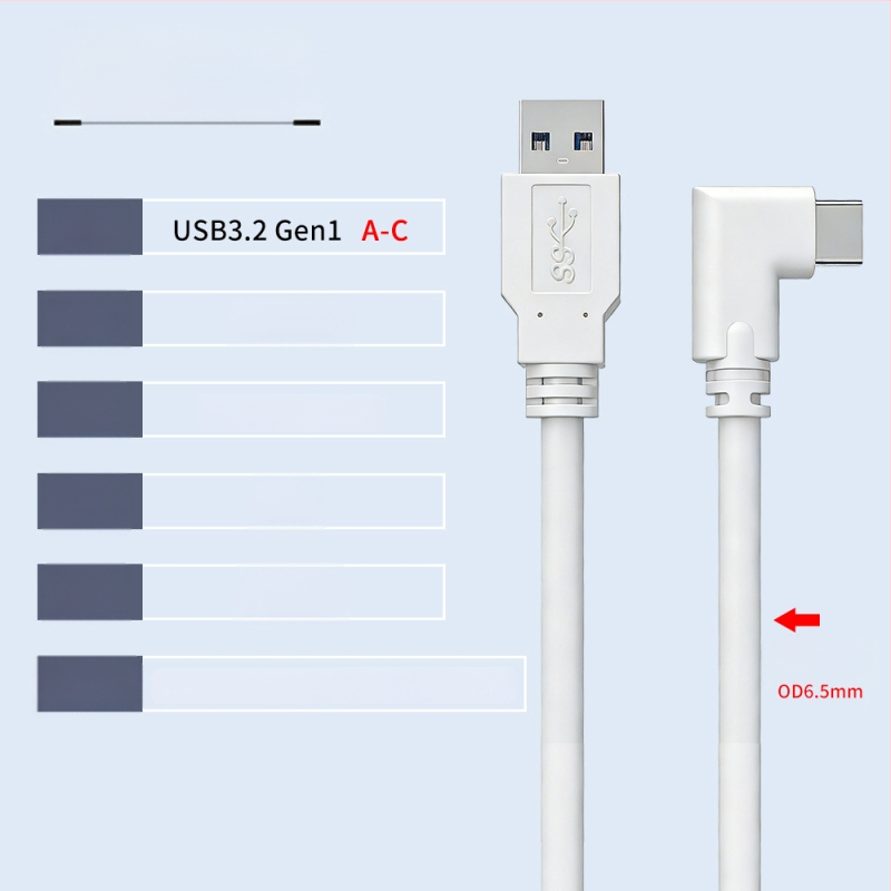 Καλώδιο δεδομένων VR για Oculus Quest 3 – USB 3.0 / Type-C, PD γρήγορη φόρτιση, μέγιστο 60W, κατασκευή από TPE