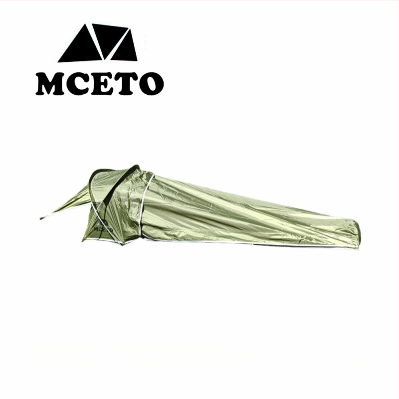 Μονοπρόσωπη υπερ-ελαφριά σκηνή τούνελ για κατασκήνωση τεσσάρων εποχών | 0,9 kg, αλουμινένιοι στύλοι, πολυεστέρας ανθεκτικός στα σχίματα