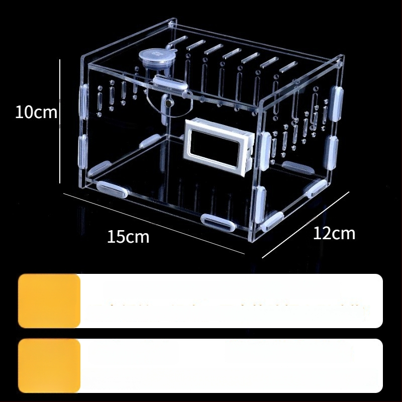 Habitat din plastic pentru animale mici, cu izolație transparentă groasă — cutie de creștere