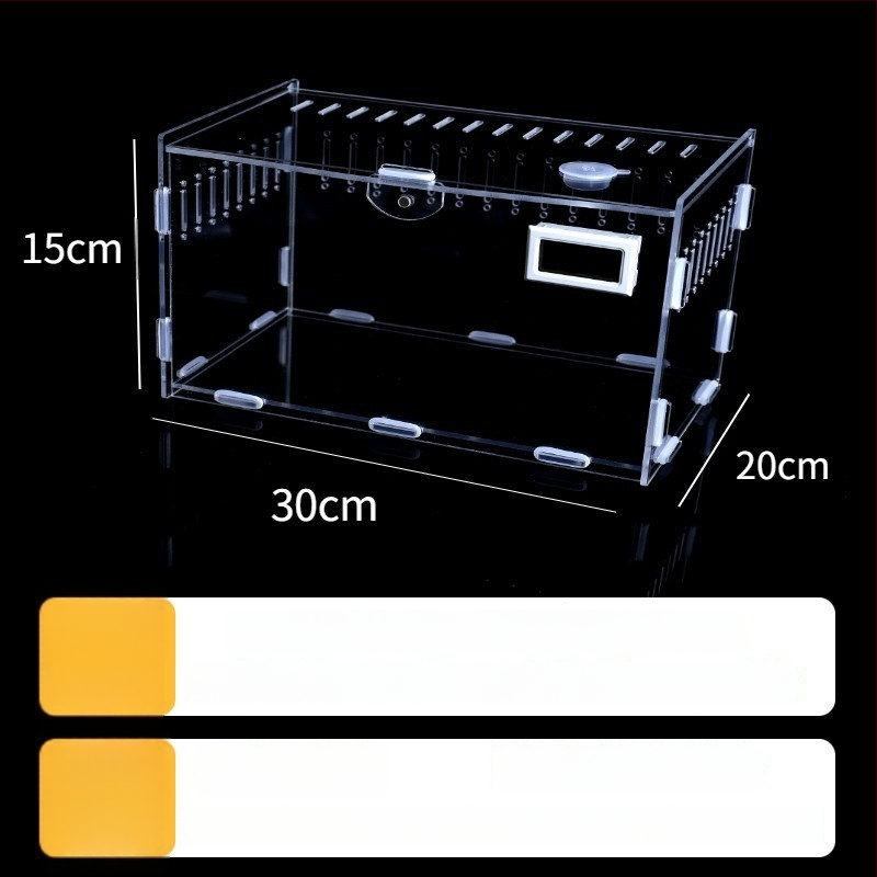 Habitat din plastic pentru animale mici, cu izolație transparentă groasă — cutie de creștere