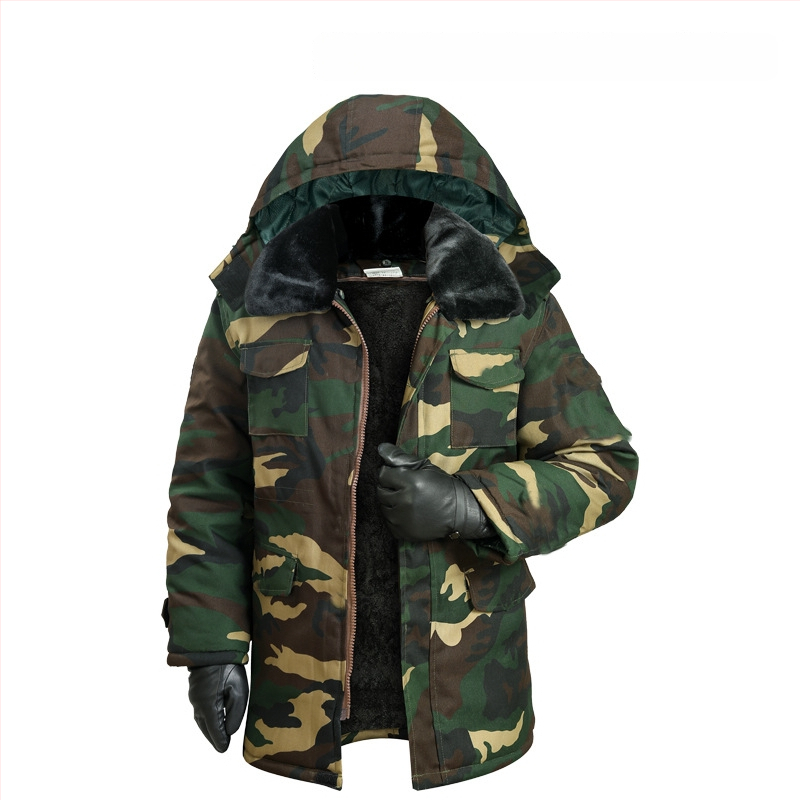 Ζακέτα προπόνησης με καμουφλαρισμένο μοτίβο (μοτίβο καμουφλάζ; ύφασμα από μίγμα βαμβακιού; διαπνέουσα; αντιανεμική; απομάκρυνση υγρασίας)