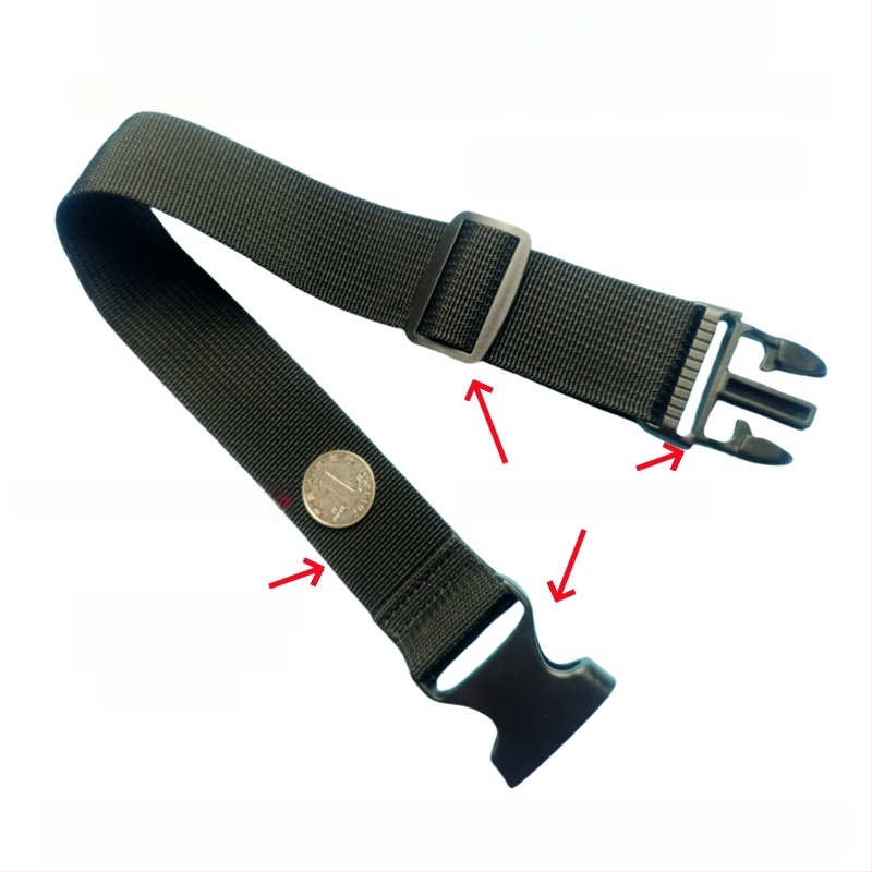 Bandă cu cataramă pentru bagaje – curea de fixare pentru împachetare și extindere a valizelor, 1000D polipropilenă, toamna 2024