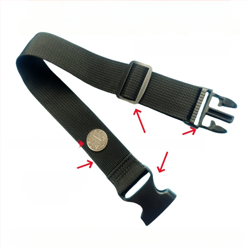Bandă cu cataramă pentru bagaje – curea de fixare pentru împachetare și extindere a valizelor, 1000D polipropilenă, toamna 2024