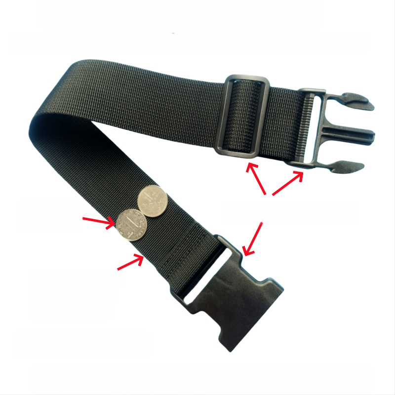 Bandă cu cataramă pentru bagaje – curea de fixare pentru împachetare și extindere a valizelor, 1000D polipropilenă, toamna 2024