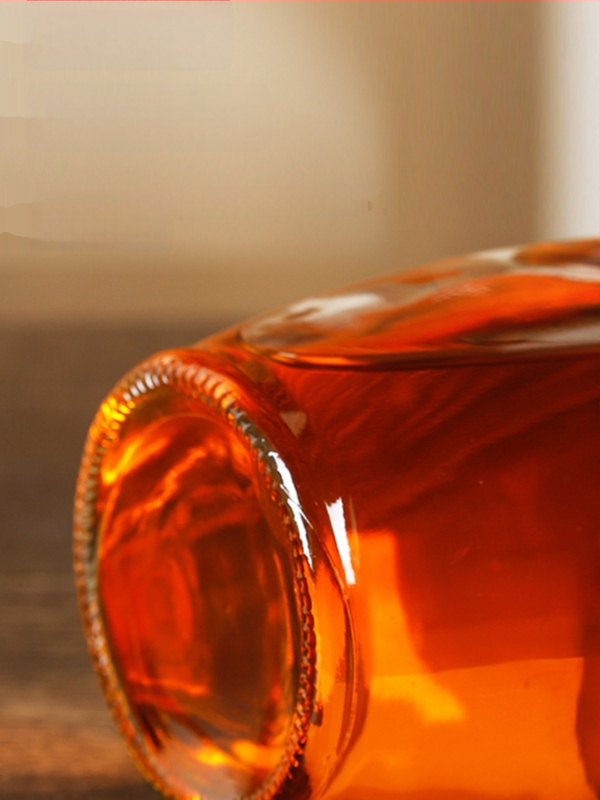 Стъклена бутилка за масло със запечатващ капак, хранителен клас, за сусамово масло и чайно масло, автоматично отваряне и затваряне