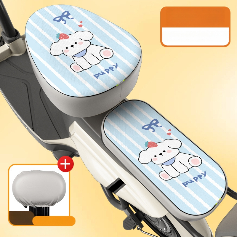 Калъф за седалка на електрически велосипед – слънцезащитен и водоустойчив, мек PU подложка – съвместим с Aima и Yade