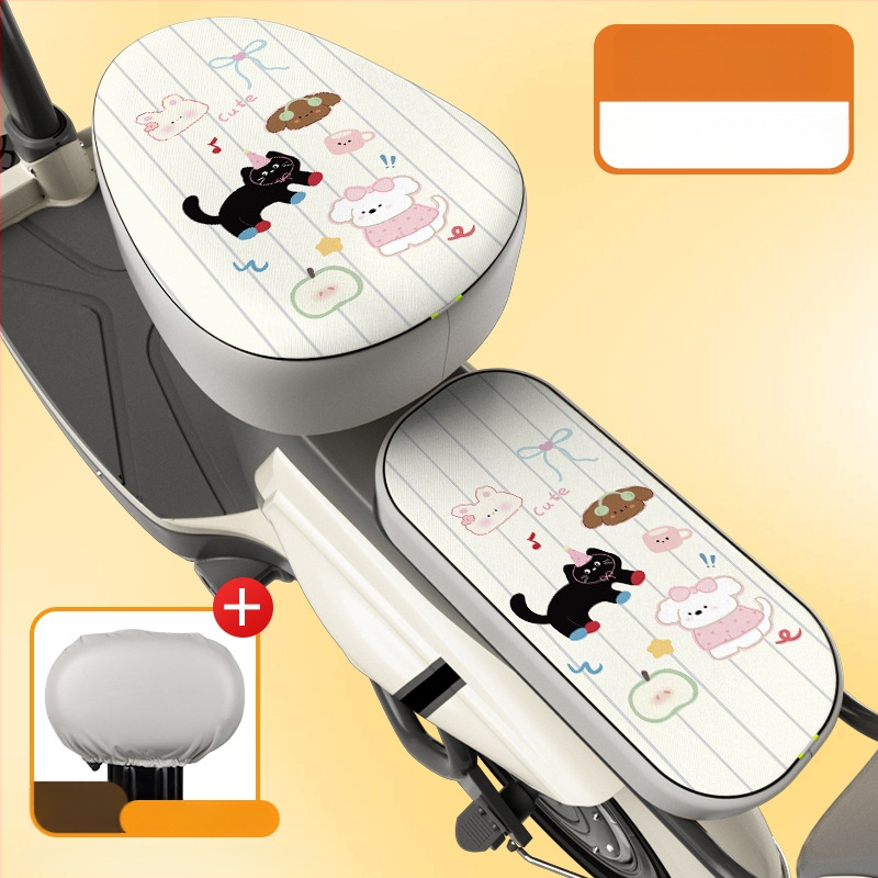 Калъф за седалка на електрически велосипед – слънцезащитен и водоустойчив, мек PU подложка – съвместим с Aima и Yade