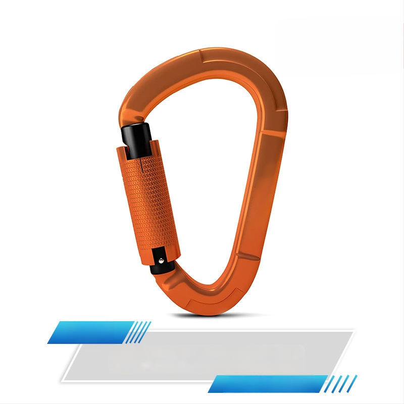 Карабинер с бързо освобождаване, автоматично заключване, алуминиева сплав, 25 kN, марка Q&C, пакет от 100 бр.