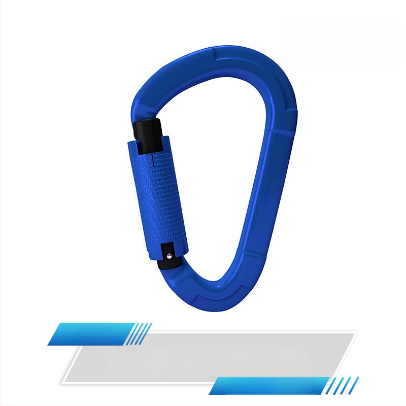 Карабинер с бързо освобождаване, автоматично заключване, алуминиева сплав, 25 kN, марка Q&C, пакет от 100 бр.