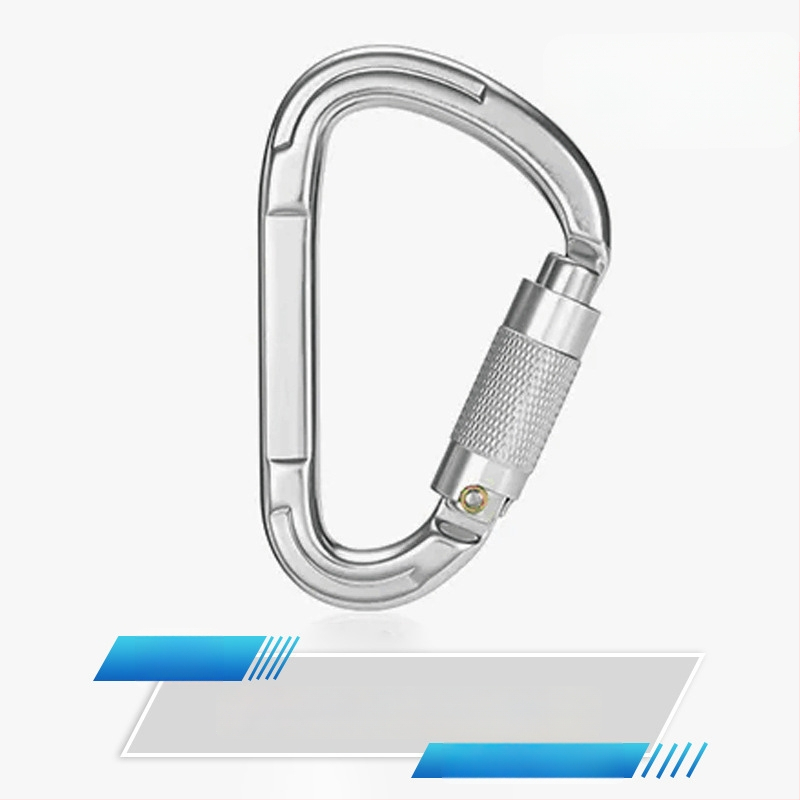 Карабинер с бързо освобождаване, автоматично заключване, алуминиева сплав, 25 kN, марка Q&C, пакет от 100 бр.