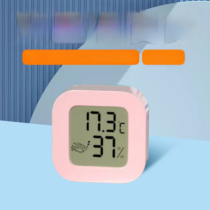 Аквариумен термометър, водоустойчив, високопрецизен, двоен цифров дисплей, стенен монтаж, външен сензор за температура и влажност