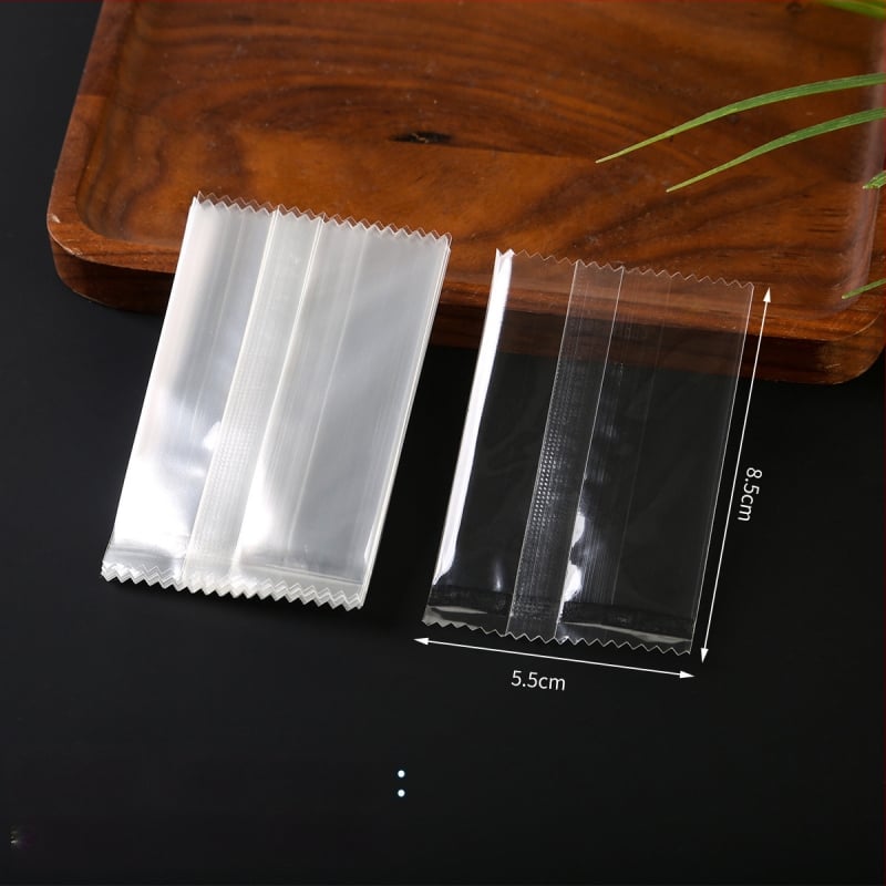 Pungi transparente cu sigilare centrală pentru alimente - sigilare termică, material compozit, mai multe seturi