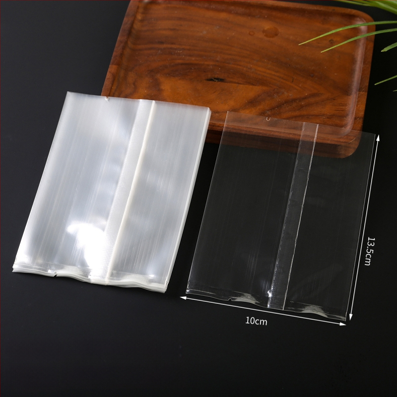 Pungi transparente cu sigilare centrală pentru alimente - sigilare termică, material compozit, mai multe seturi