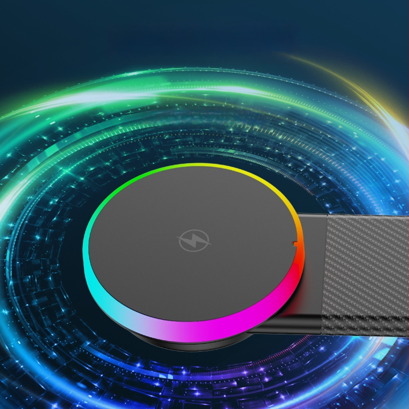 MagSafe автомобилно безжично зарядно 15W с метална регулируема стойка за монтаж