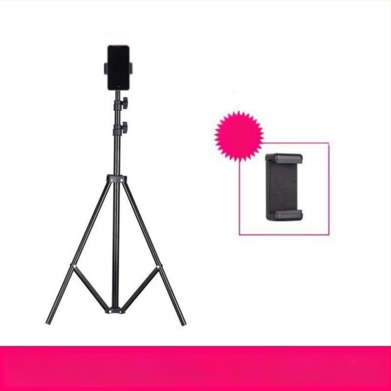 Suport pentru telefon mobil și trepied pentru live streaming, universal pentru fotografiere, de birou sau în picioare, telescopic, din oțel inoxidabil