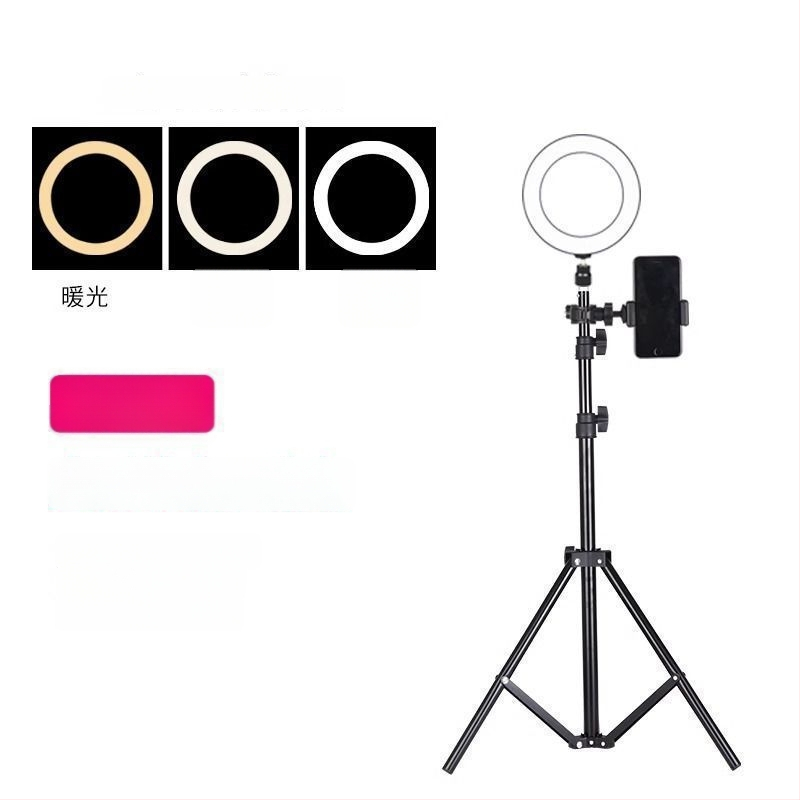 Suport pentru telefon mobil și trepied pentru live streaming, universal pentru fotografiere, de birou sau în picioare, telescopic, din oțel inoxidabil