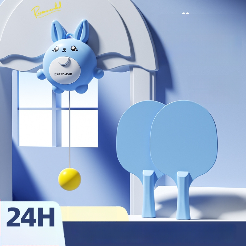 Antrenor de ping-pong suspendat pentru copii, pentru antrenament interior și coordonare mână-ochi (Brand Gui pa shi; Material: Alt; Cod produs: 322xgppqlv; Categorie: Ping-pong; Origine: China)