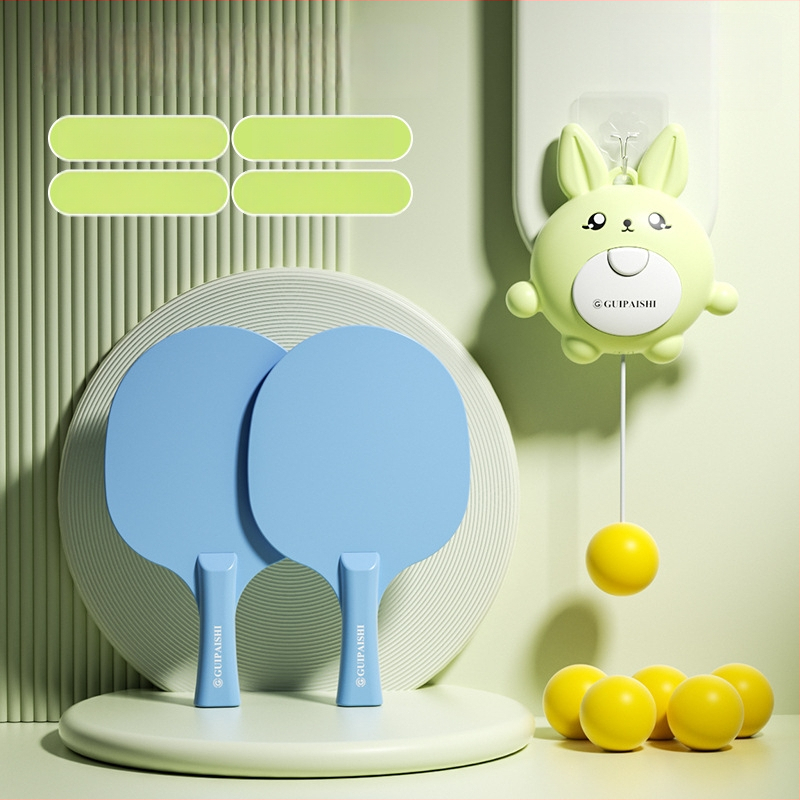 Antrenor de ping-pong suspendat pentru copii, pentru antrenament interior și coordonare mână-ochi (Brand Gui pa shi; Material: Alt; Cod produs: 322xgppqlv; Categorie: Ping-pong; Origine: China)