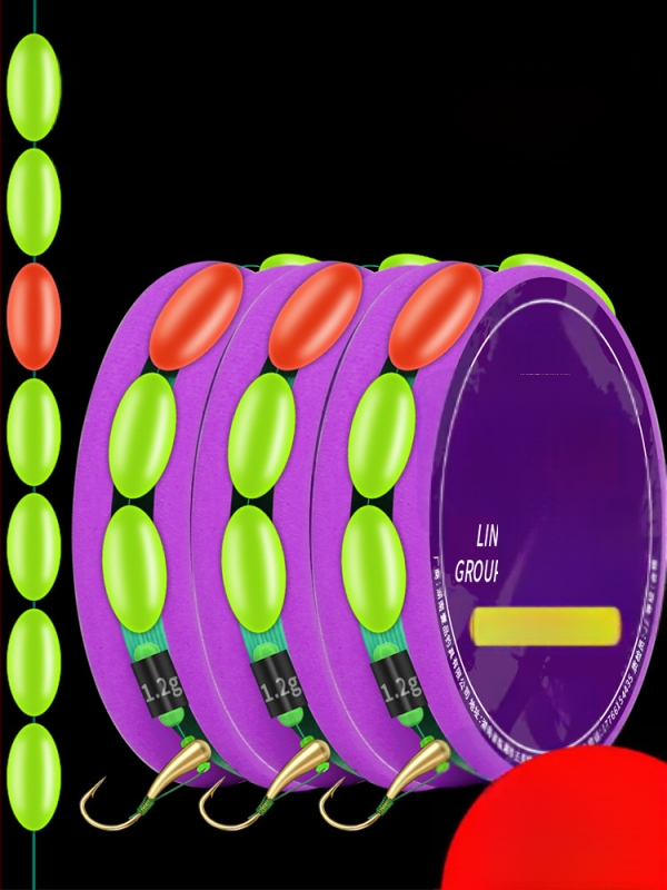 Set cârlige și linie de pescuit, legat manual, Nylon Nano, pentru pescuit în râu, origine China