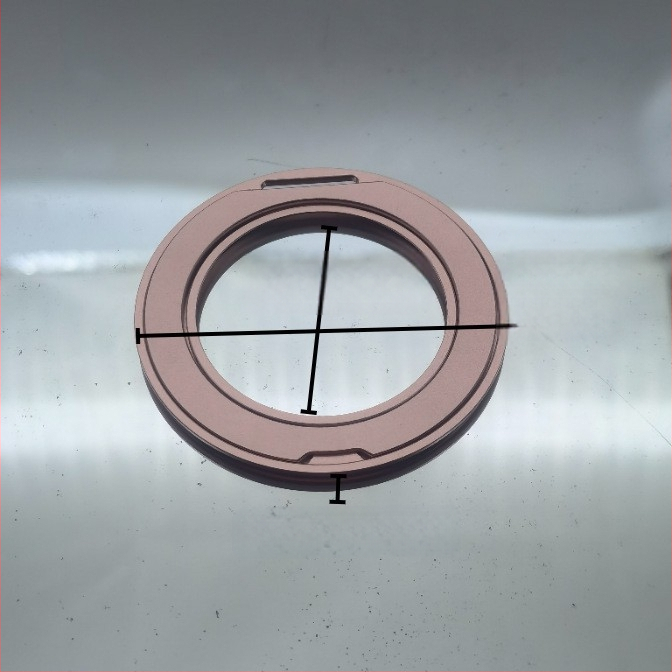 Държач за телефон с пръстен, алуминиева сплав, 360° въртяща се стойка, монтаж с лепило, анти-вибрация