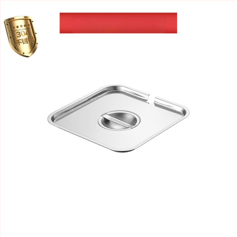 304 неръждаема стомана квадратна кутия за подправки със капак