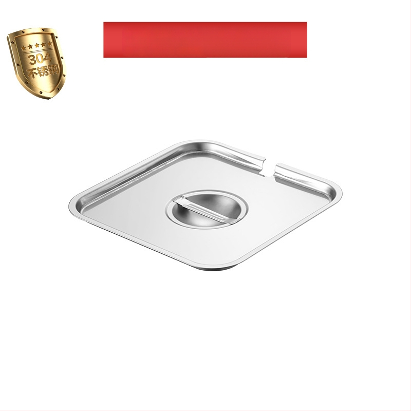 304 неръждаема стомана квадратна кутия за подправки със капак