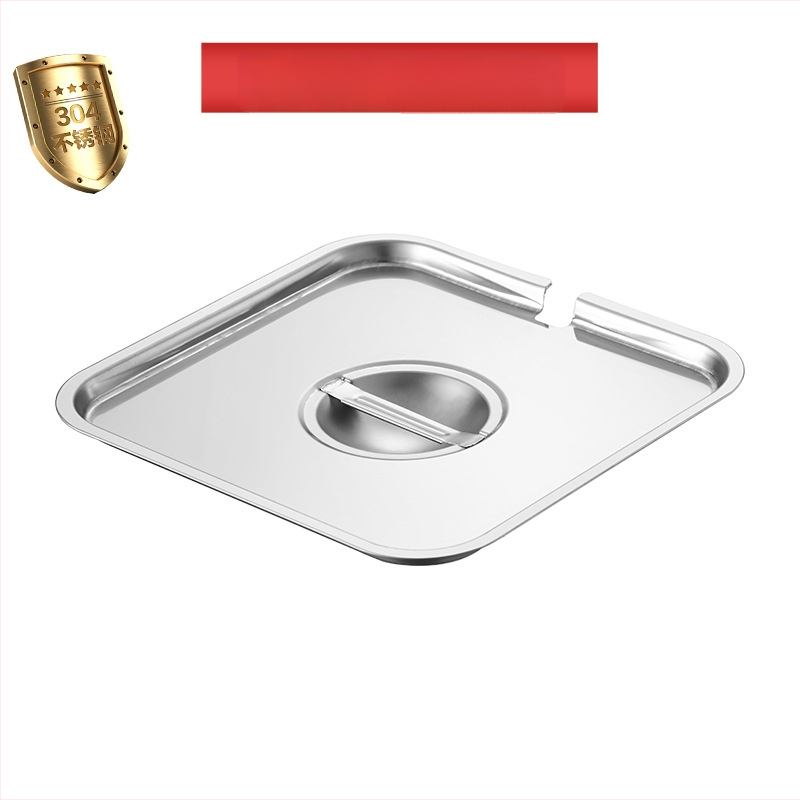 304 неръждаема стомана квадратна кутия за подправки със капак