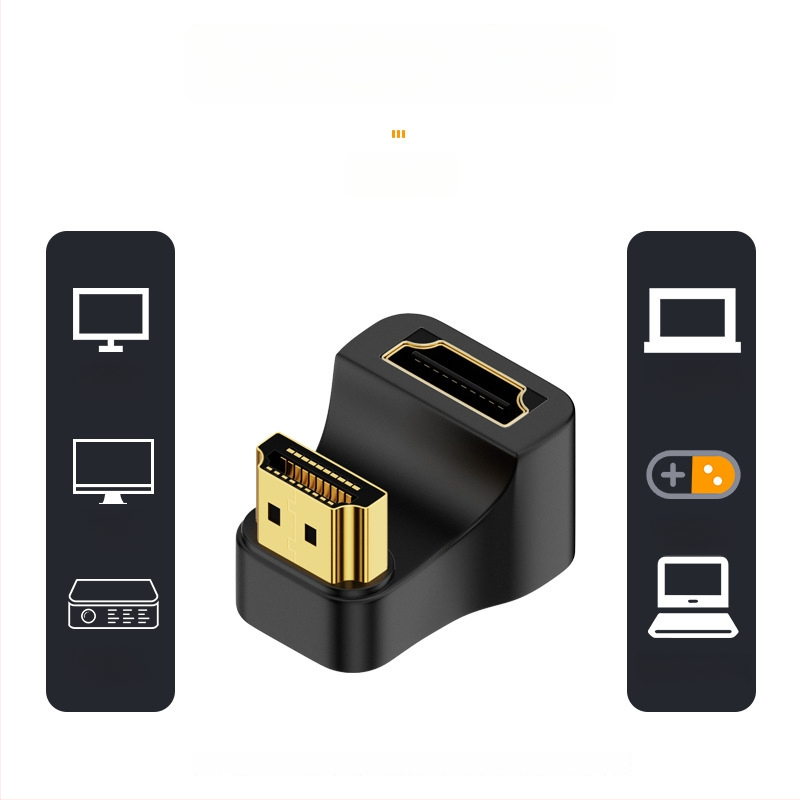 Flash repairman HDTV мъжки към HDTV женски адаптер с LED индикатор — UHS-II 2.1 поддръжка, 8K@60Hz, излиза през 2025 г.