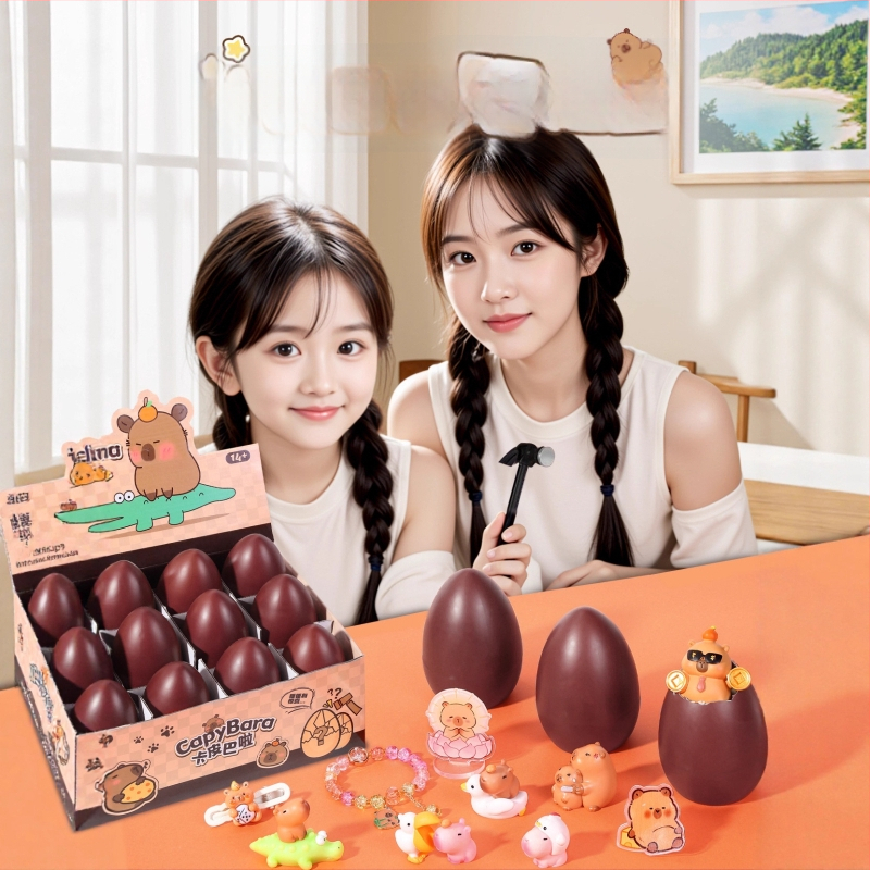 Интерактивна наградна играчка със златно яйце за разбиване – за щандове и събития, подходяща за деца 7–14 г, пластмасова, 3C сертификация 2025182202066143