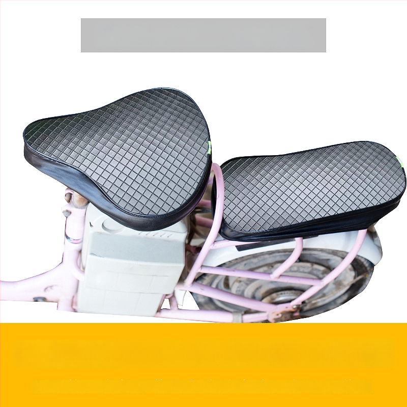 Калъф за седалката на електрически велосипед – кожен, водоустойчив, UV защита, универсален за всички сезони.