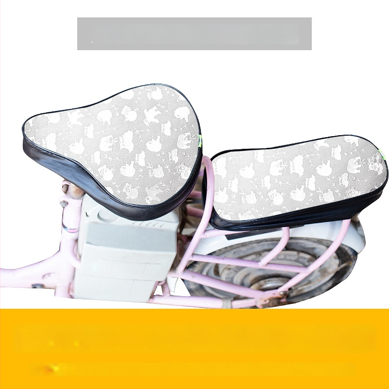 Калъф за седалката на електрически велосипед – кожен, водоустойчив, UV защита, универсален за всички сезони.