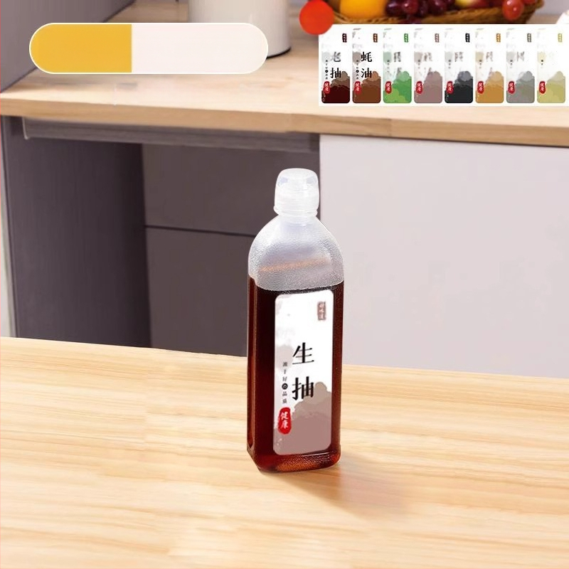 Бутилка за масло със спрей – PP, непроливна, натискане за пръскане, модерен минималистичен дизайн