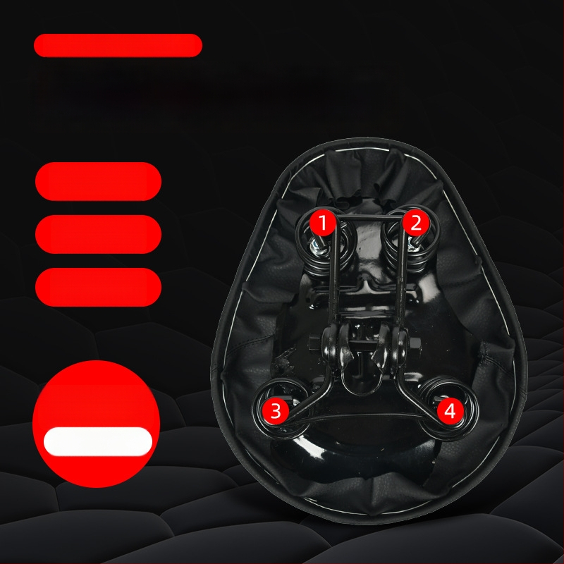 Седалка за електрически велосипед – подложка за седалка с железен корпус, модел 88, материал 88, универсални аксесоари