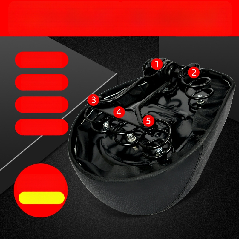 Седалка за електрически велосипед – подложка за седалка с железен корпус, модел 88, материал 88, универсални аксесоари